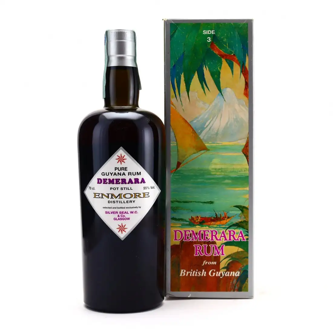Hochauflösendes Bild von Silver Seal Enmore Demerara Rum 1992