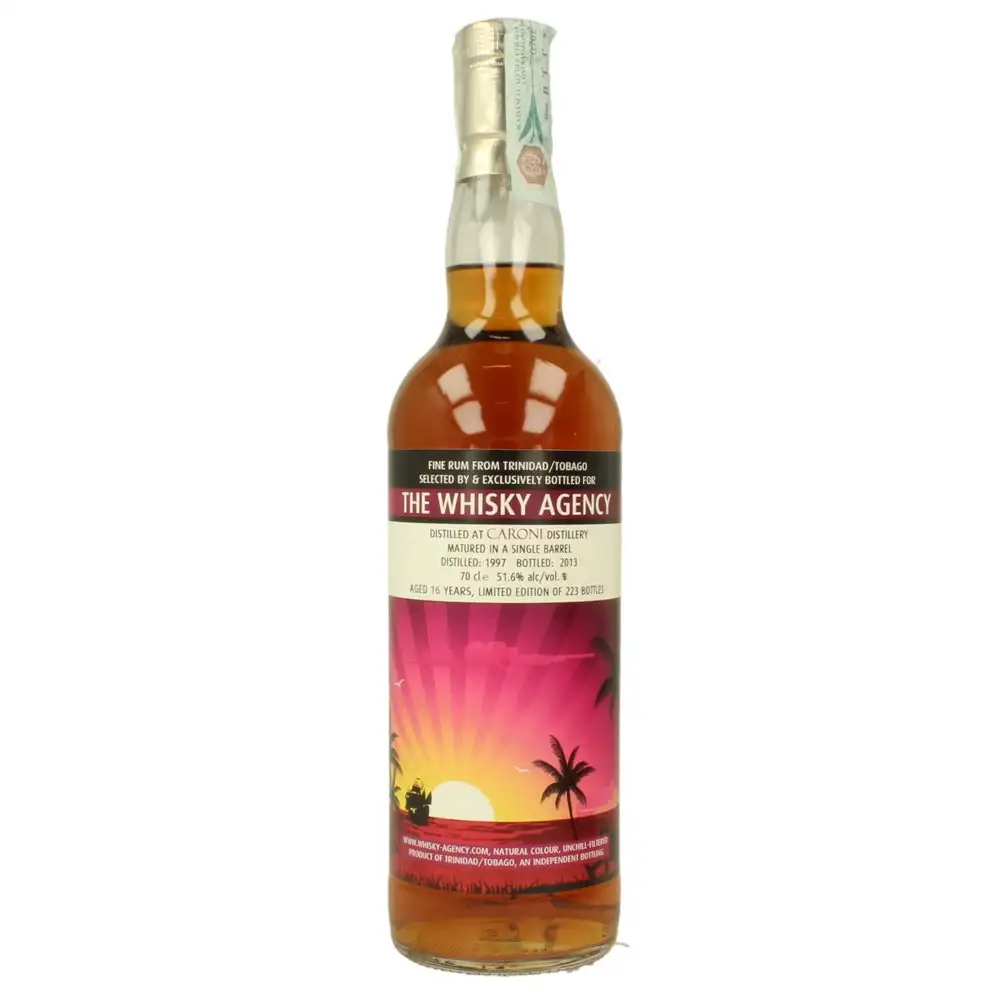 Bottle of The Whisky Agency Caroni HTR 1997