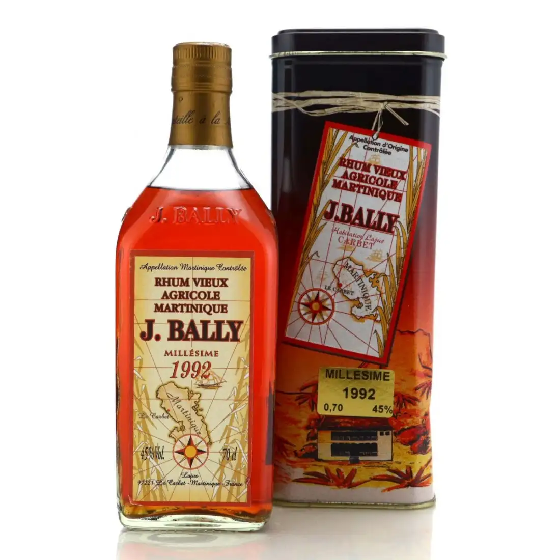 Bottle of Saint James J. Bally Millésime 1992