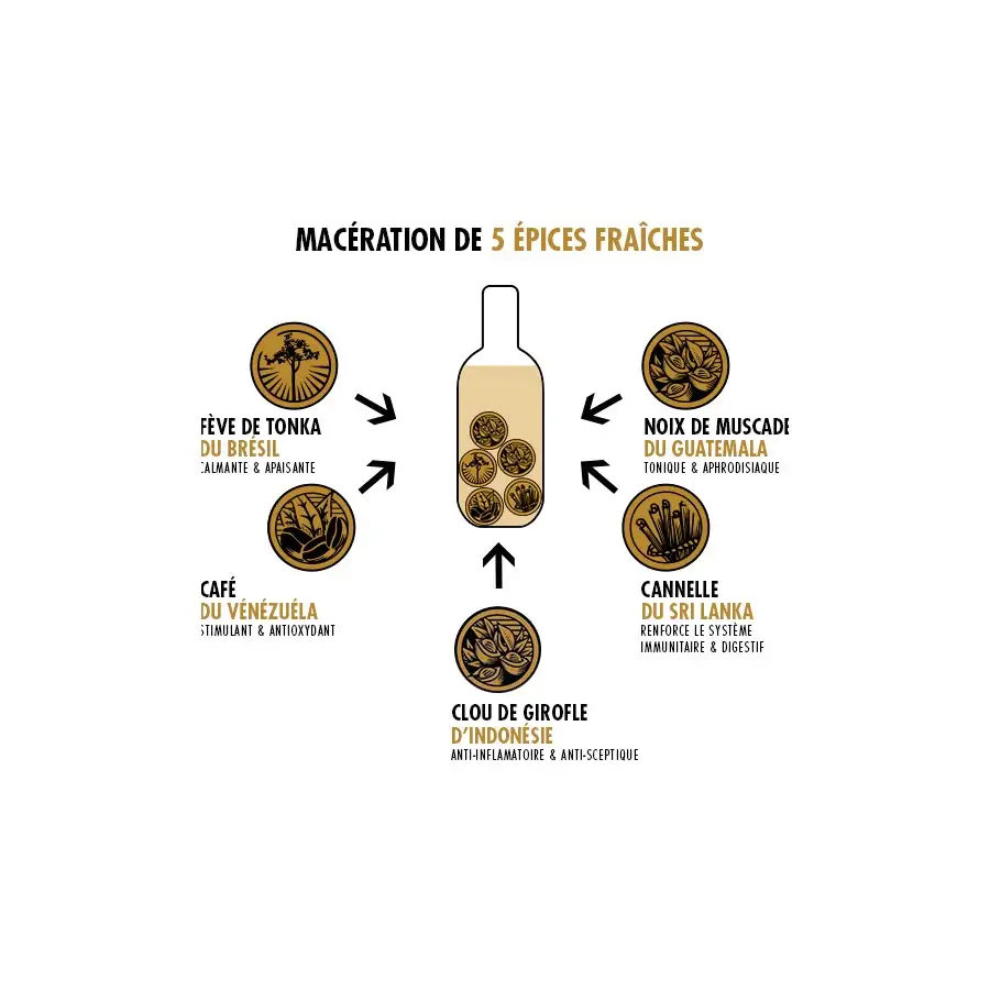 Hochauflösendes Bild von Maca Spiced Rum First Edition