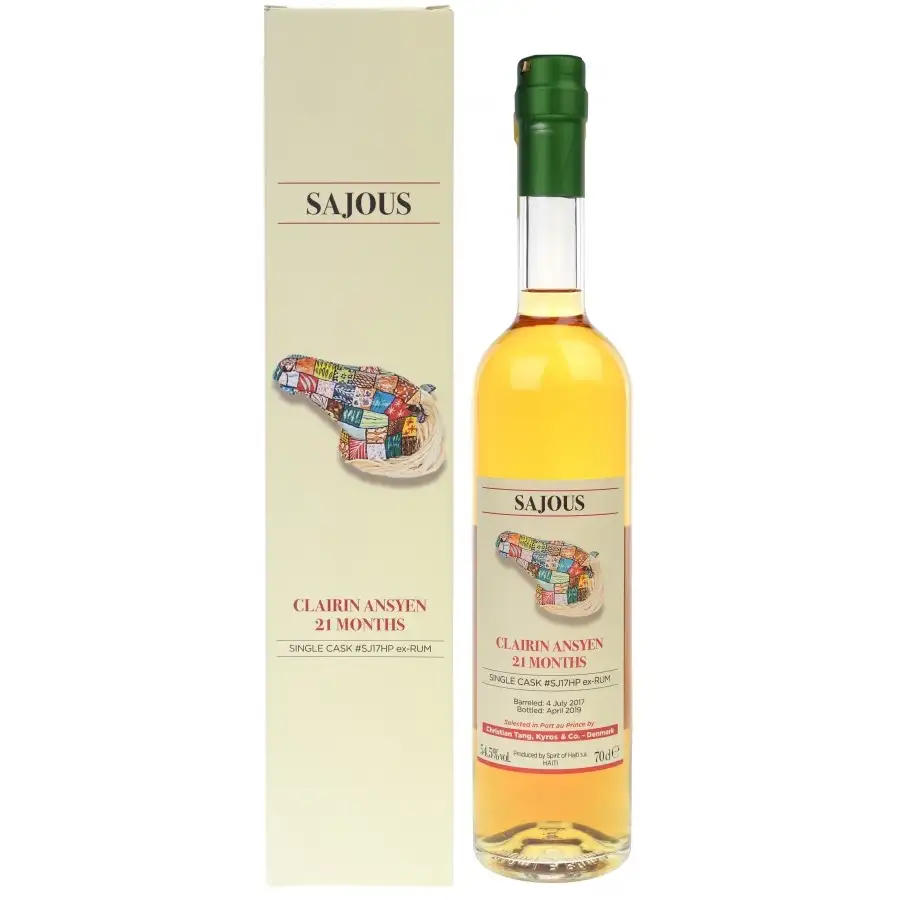 Bottle of Velier Chelo Clairin Ansyen Sajous (Hampden Cask) 2017