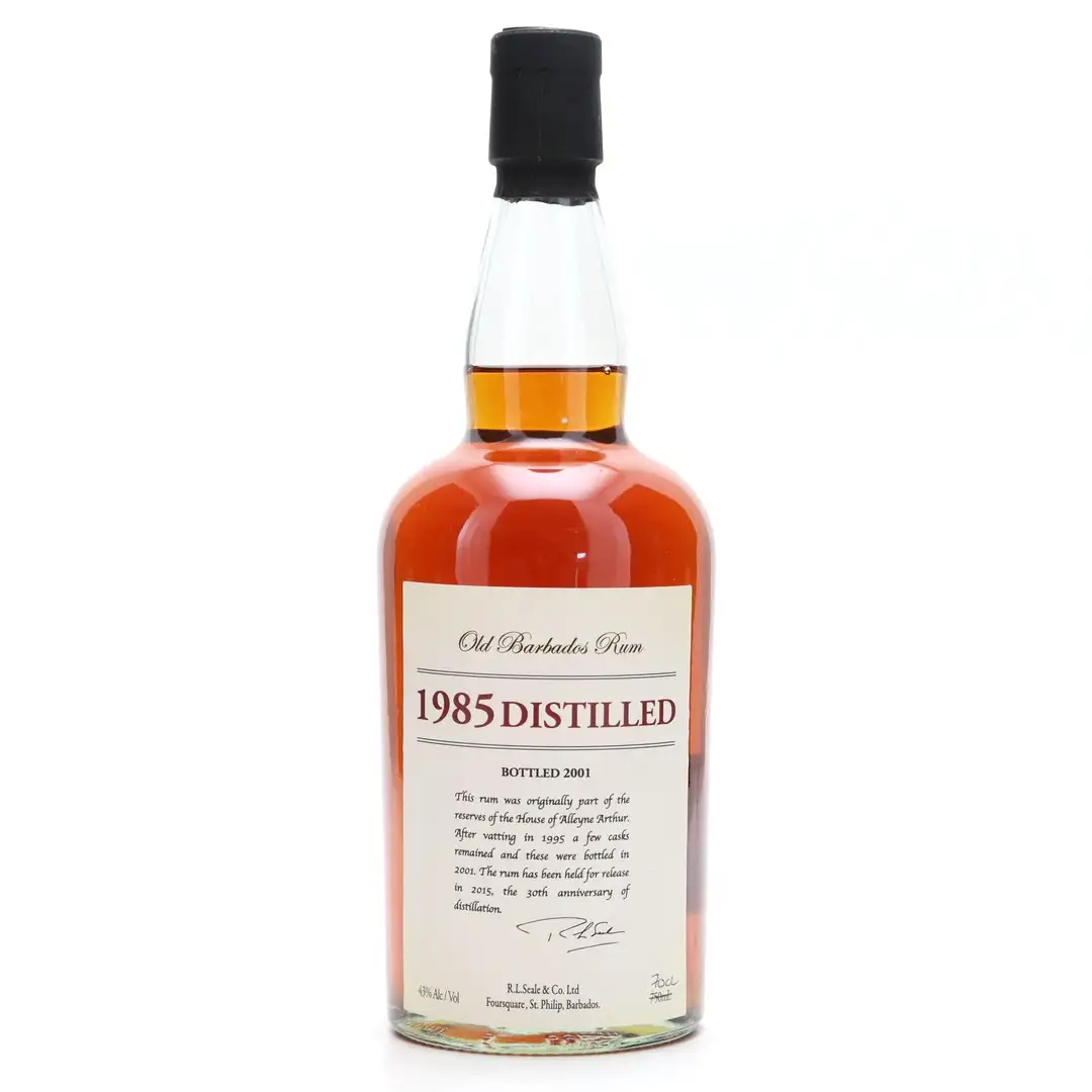 Bottle of R.L. Seale & Co. Foursquare 1985 Distilled Old Barbados Rum