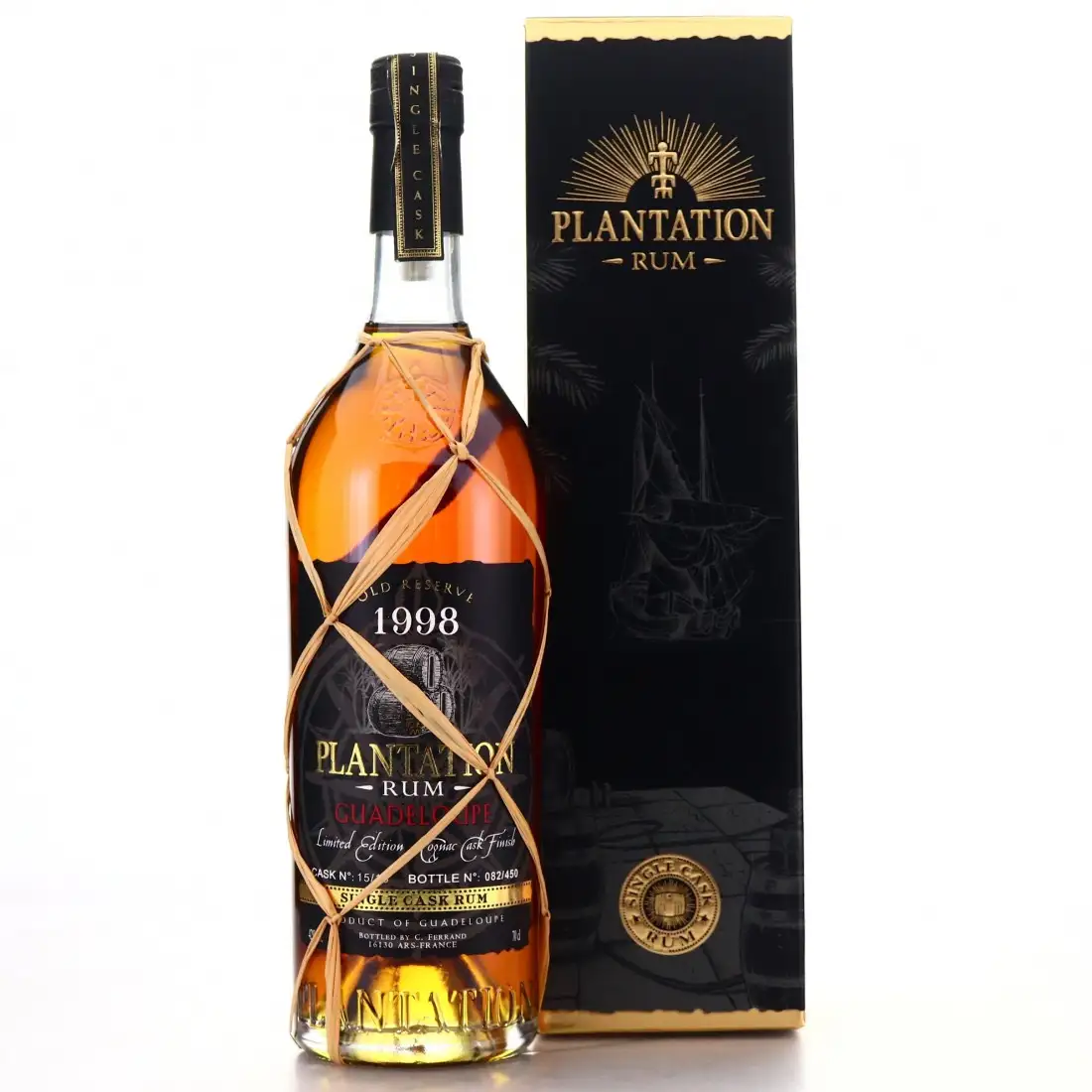 Bottle of Damoiseau Plantation Old Reserve Limited Edition Cognac Cask Finish 1998