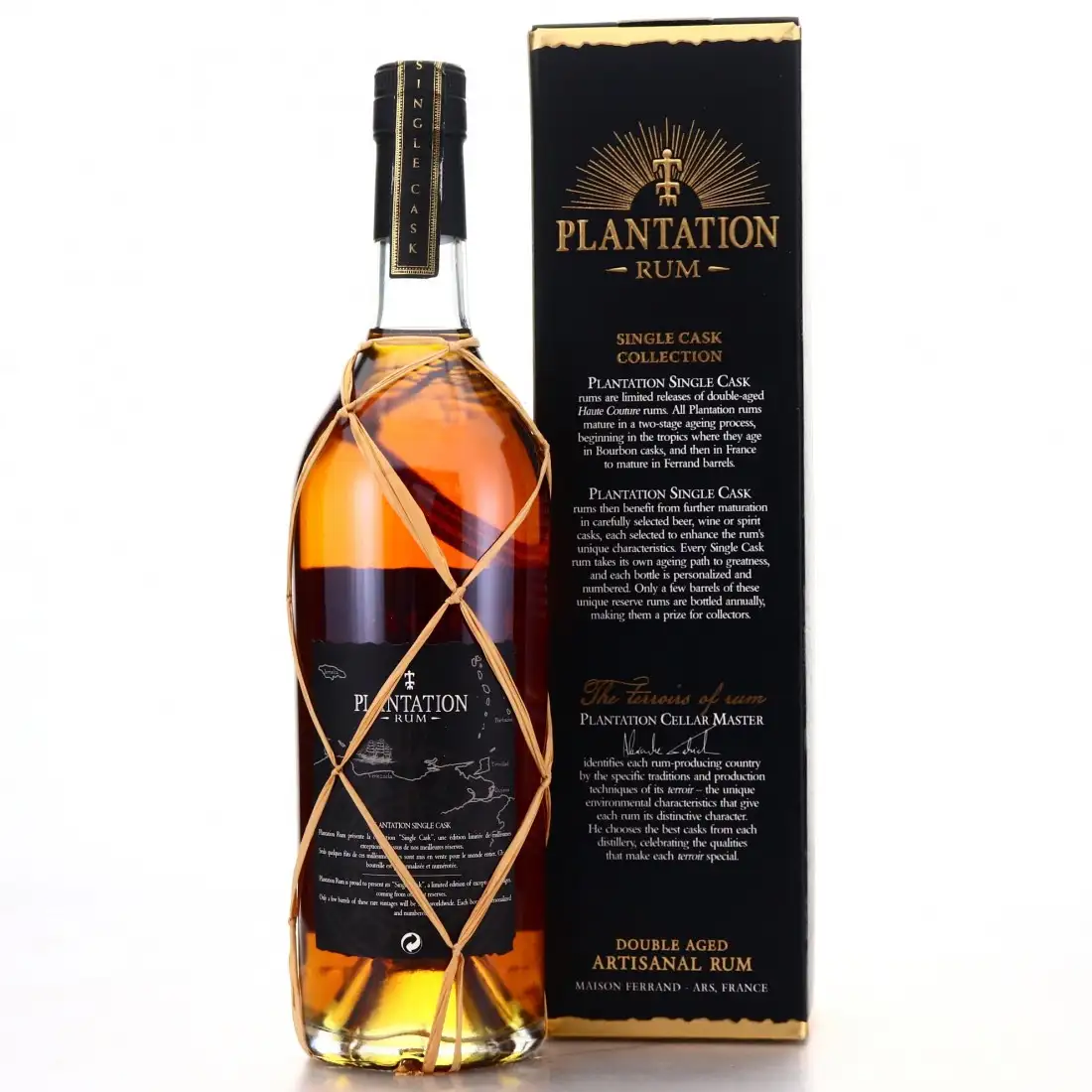 Hochauflösendes Bild von Damoiseau Plantation Old Reserve Limited Edition Cognac Cask Finish 1998