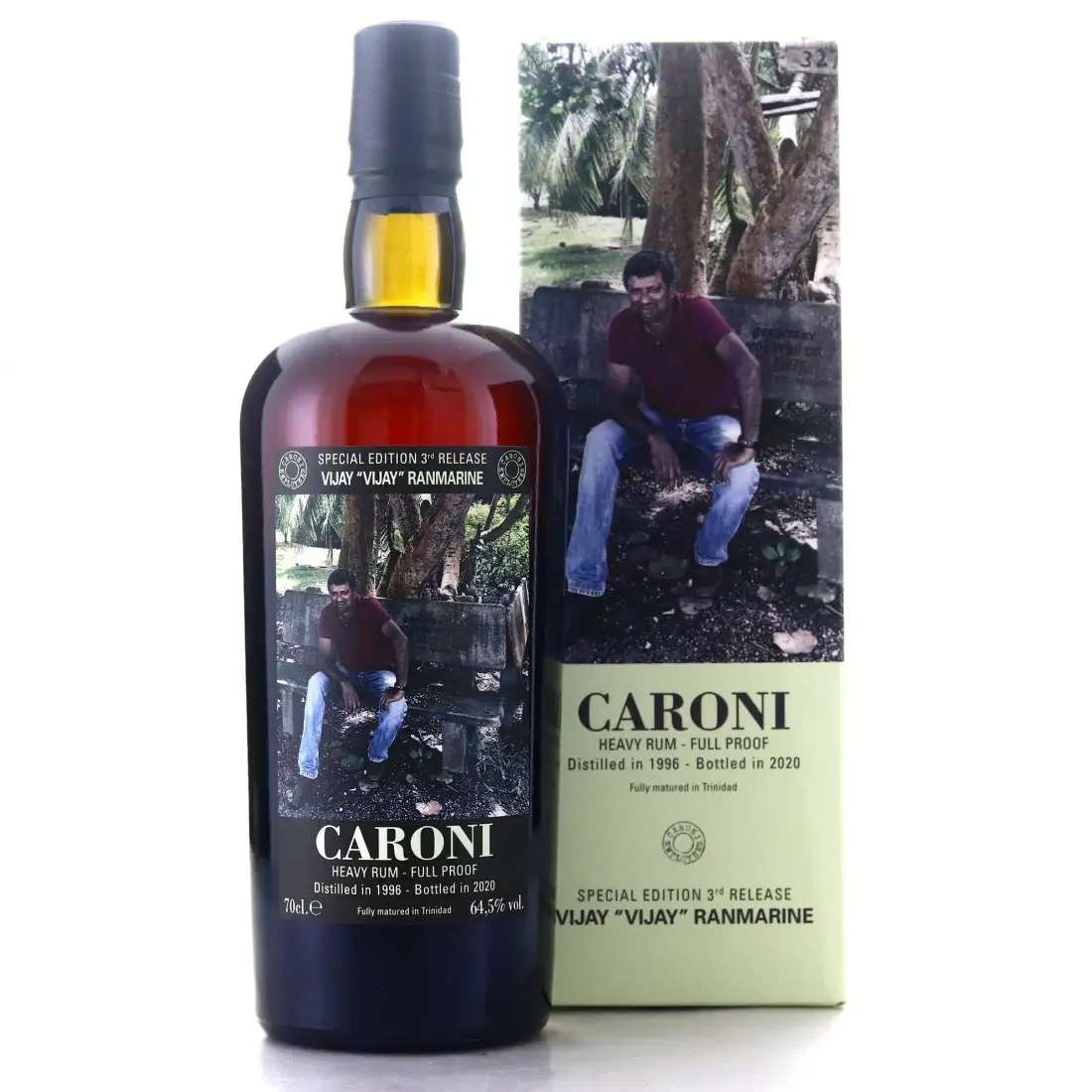 Bottle of Velier Caroni 3rd Employees Vijay „Vijay“ Ranmarine 1996