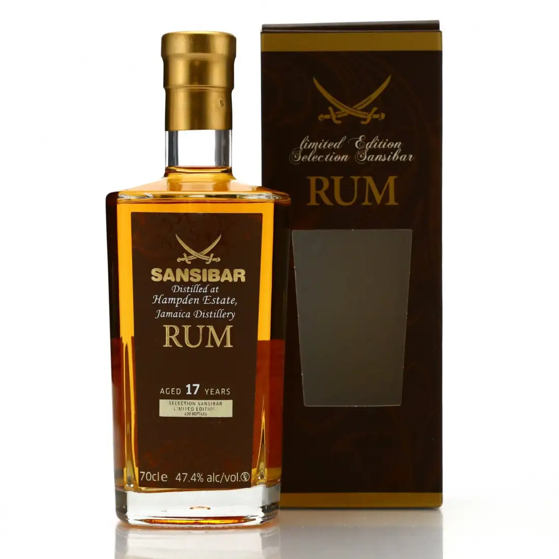 Bottle of Sansibar Hampden Jamaica Distillery LROK 2000