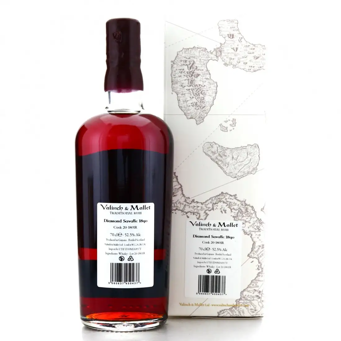 Hochauflösendes Bild von Valinch &amp; Mallet Diamond Single Cask 2001