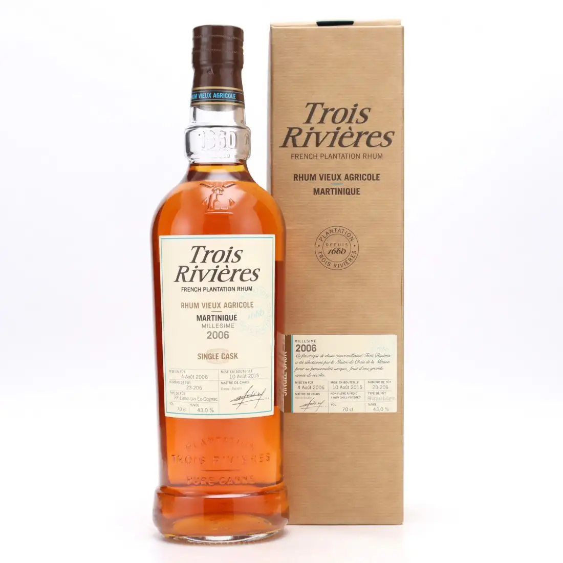 High resolution image of Trois Rivières Single Cask 2006