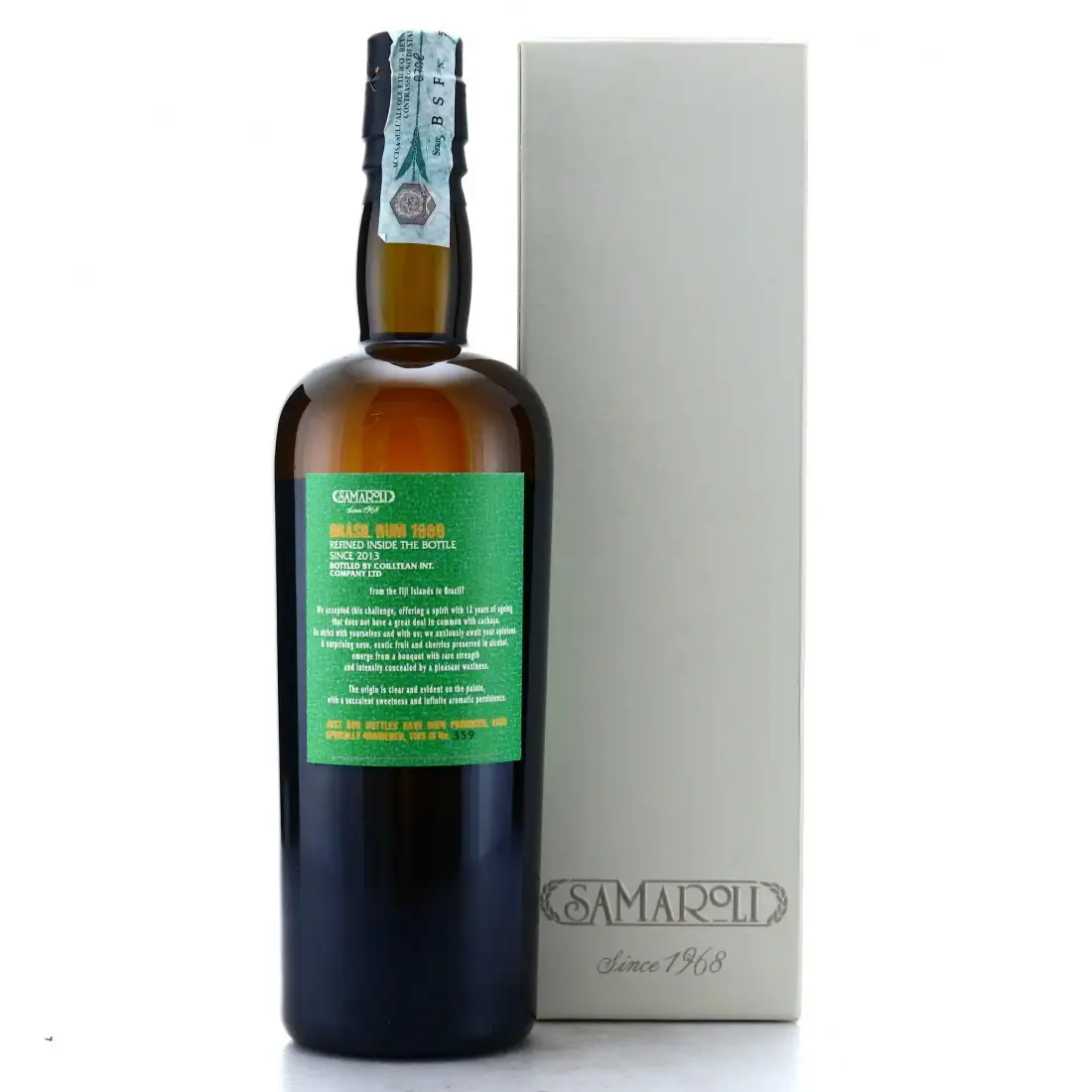 High resolution image of Samaroli Rum 1999 Brasil