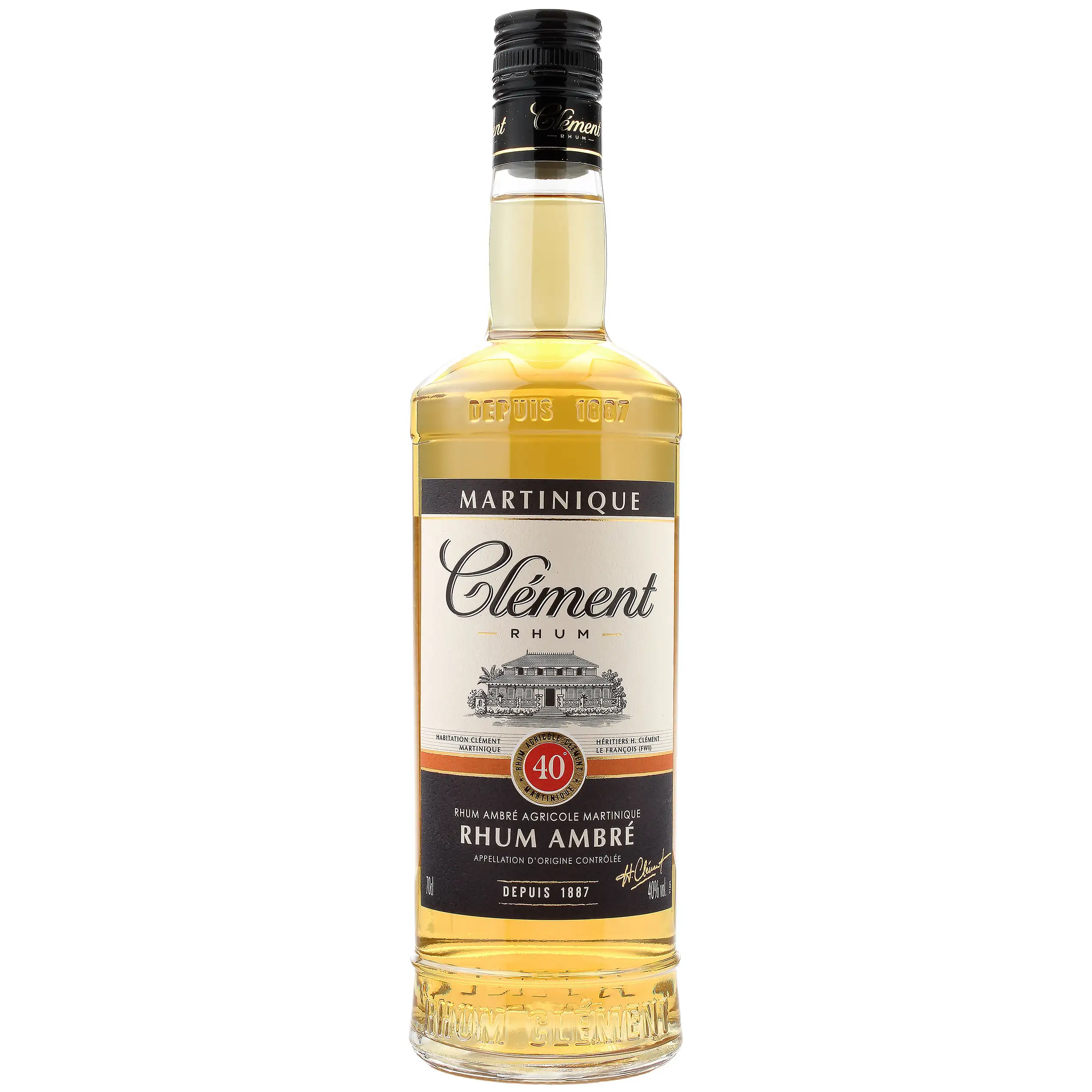 Bottle of Clément Rhum Agricole