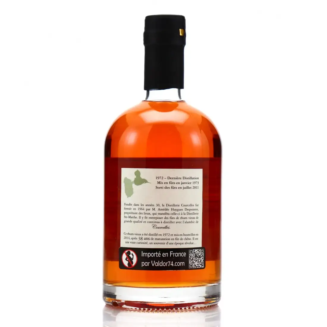 Hochauflösendes Bild von Rhum House Domaine de Courcelles Rhum Vieux Edition 2014 1972