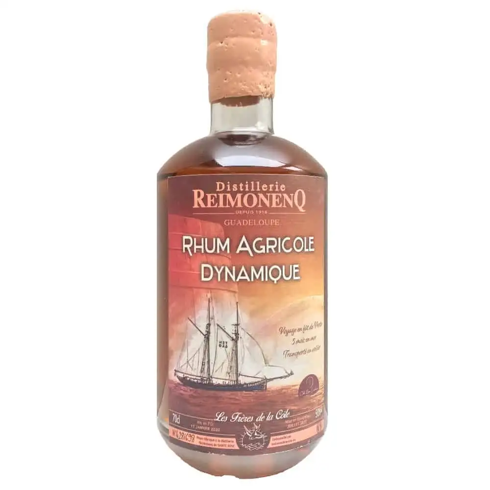 Bottle of Les Frères de la Côte ReimonenQ Rhum Agricole Dynamique 2020