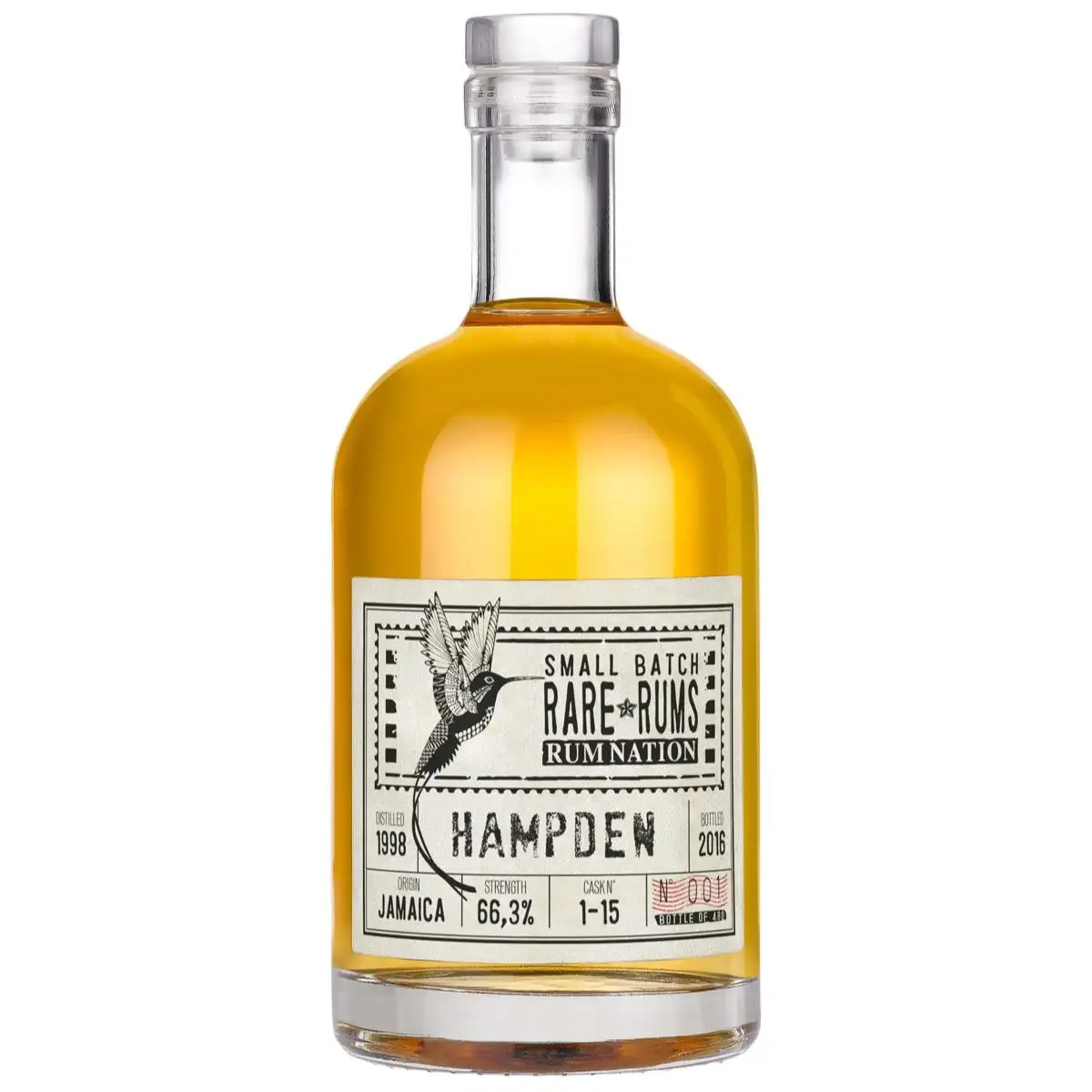 Bottle of Rum Nation Hampden Small Batch Rare Rums HLCF 1998