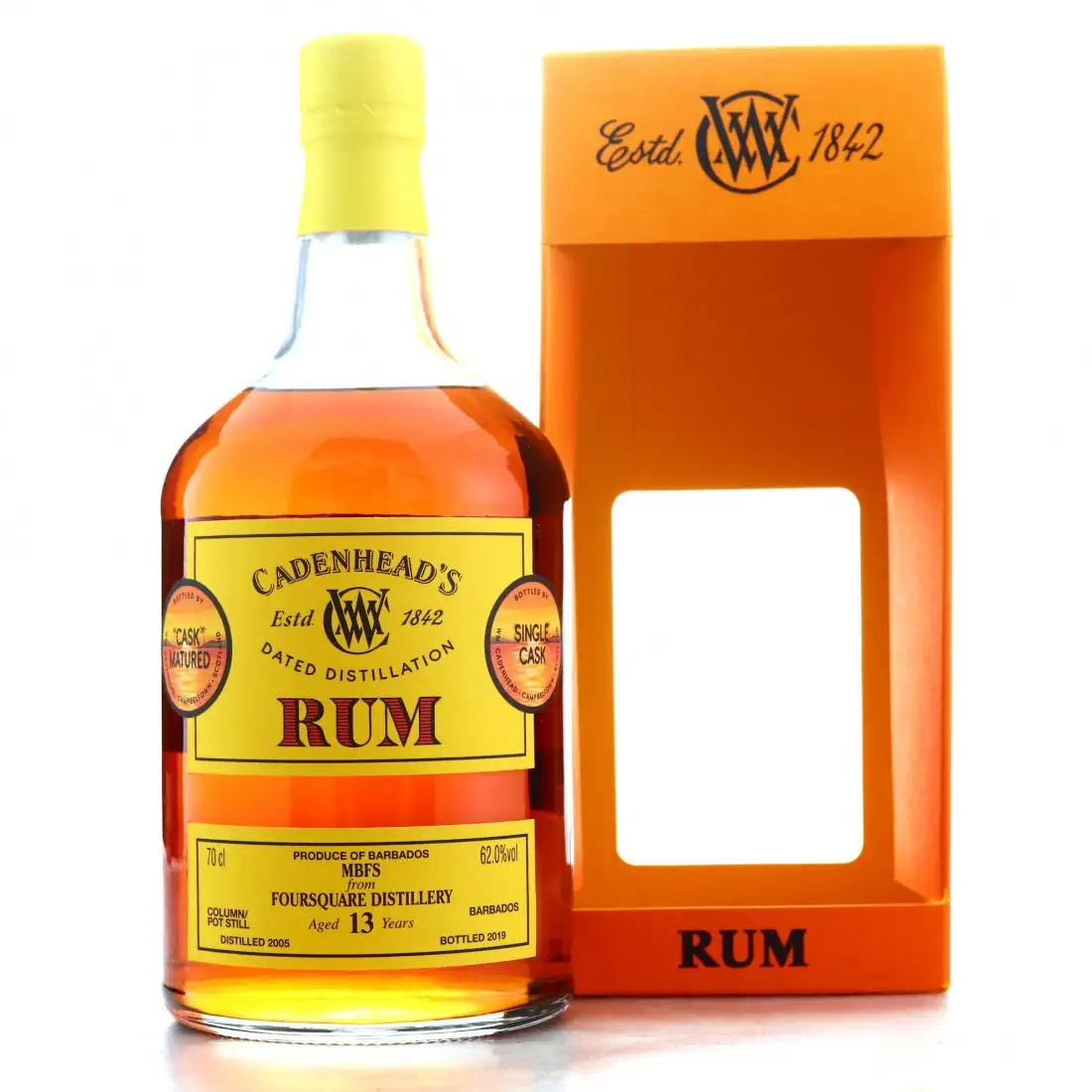 Bottle of Cadenhead‘s Foursquare MBFS 2005