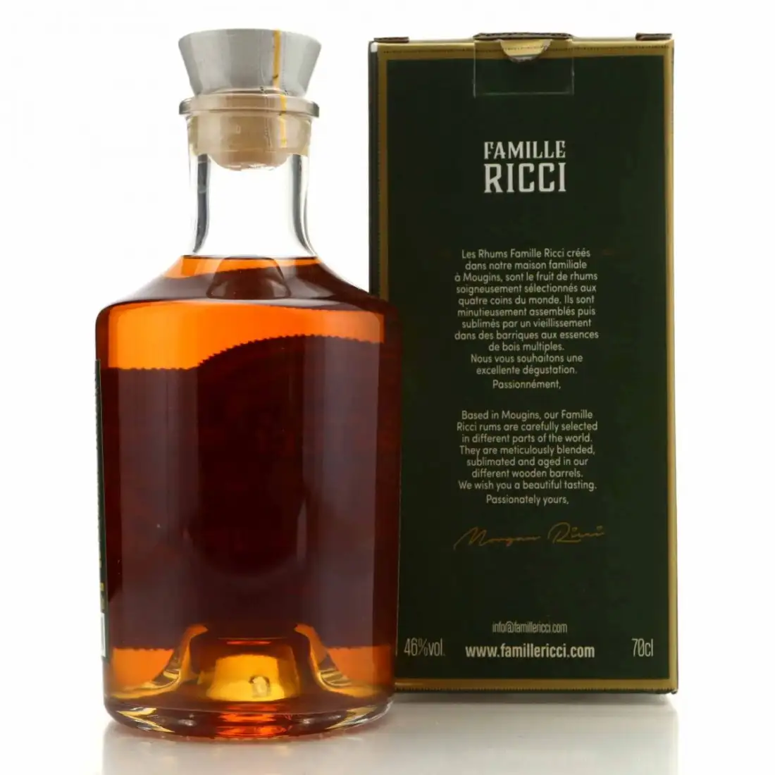 Hochauflösendes Bild von Famille Ricci Rhum Influences No. 3