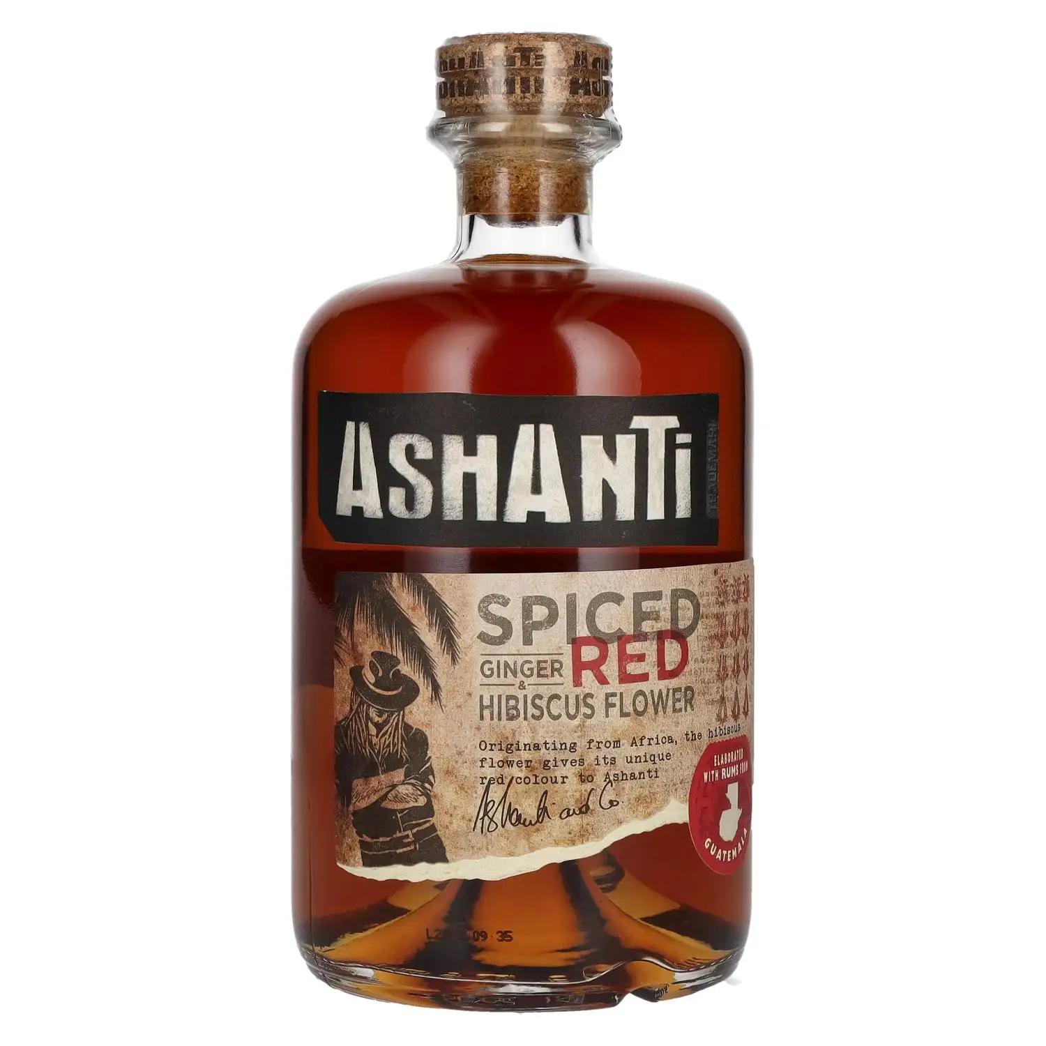 Bottle of Ashanti Spiced Red
