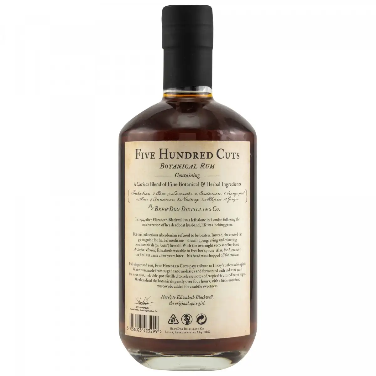 Hochauflösendes Bild von Brewdog Distilling Co. Five Hundred Cuts Botanical Rum