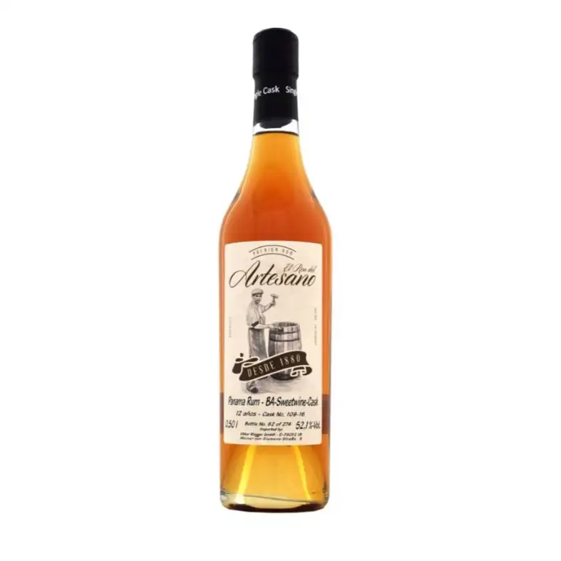 Hochauflösendes Bild von El Ron del Artesano Panama Rum BA-Sweetwine-Cask