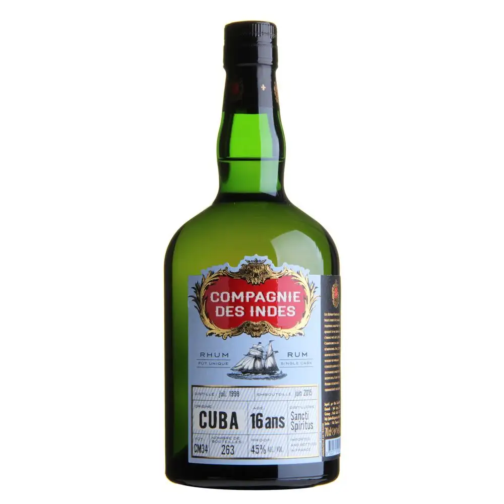 Bottle of CDI Sancti Spiritus Cuba 1998