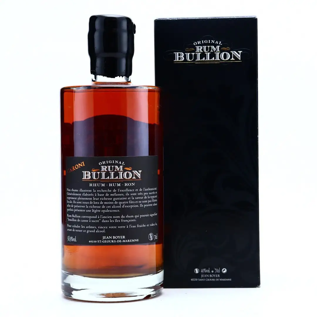 Hochauflösendes Bild von Jean Boyer Caroni Rum Bullion 1999