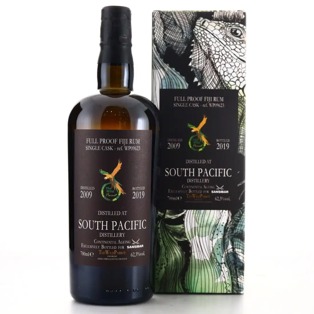 Bottle of The Wild Parrot South Pacific Exclusively Bottled for Sansibar 2009