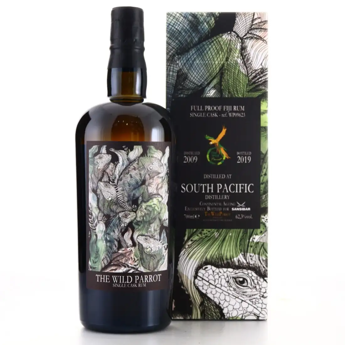 Hochauflösendes Bild von The Wild Parrot South Pacific Exclusively Bottled for Sansibar 2009