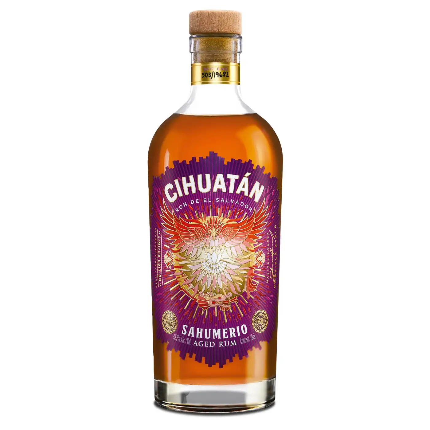 Bottle of Licorera Cihuatán Cihuatán Sahumerio Aged Rum 2006