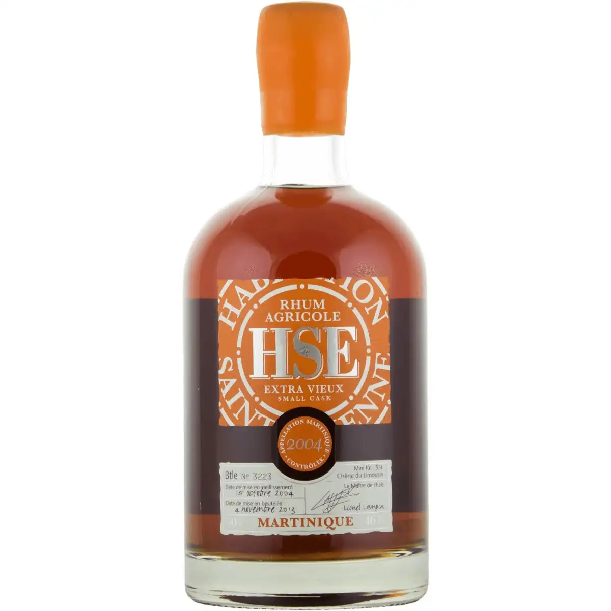 Bottle of HSE Small Cask 2004