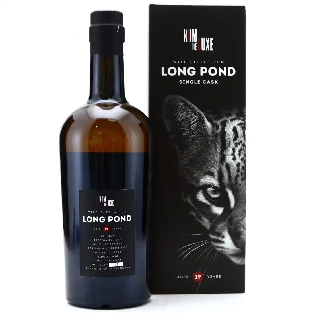 Hochauflösendes Bild von Romdeluxe Long Pond Wild Series Rum Long Pond No. 9 2001
