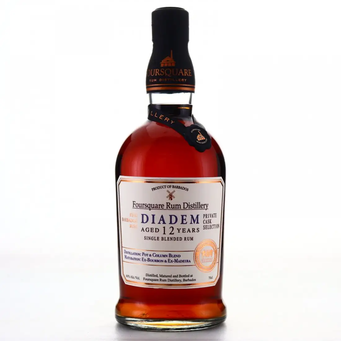 Bottle of Foursquare Private Cask Selection Diadem (The Whisky Exchange)
