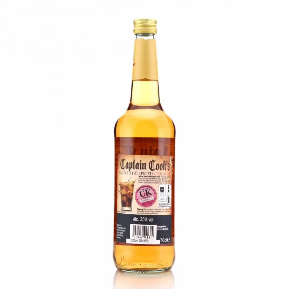 Hochauflösendes Bild von Captain Cook‘s Smooth &amp; Spiced Original
