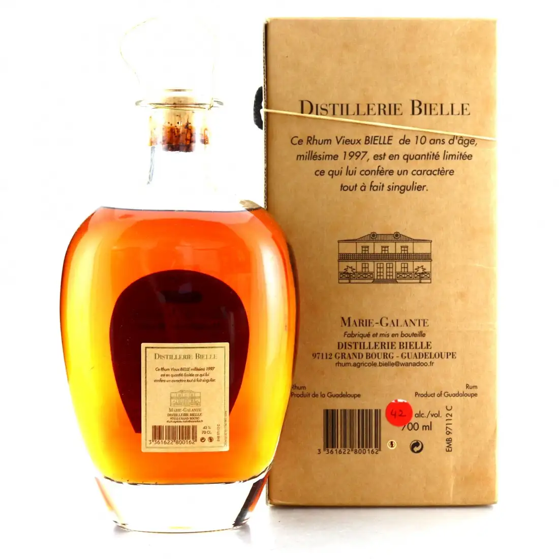 Hochauflösendes Bild von Bielle Rhum Vieux 1997