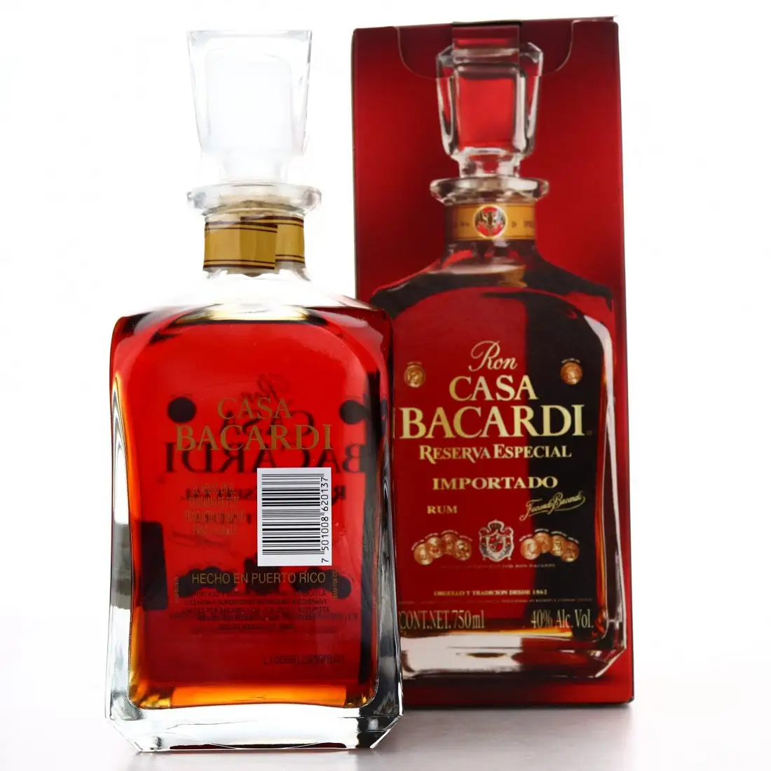 Hochauflösendes Bild von Bacardi Casa Bacardi Reserva Especial Importado 2002