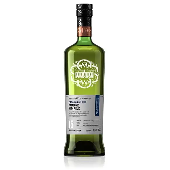Bottle of SMWS R9.7 Patacones with Pikliz