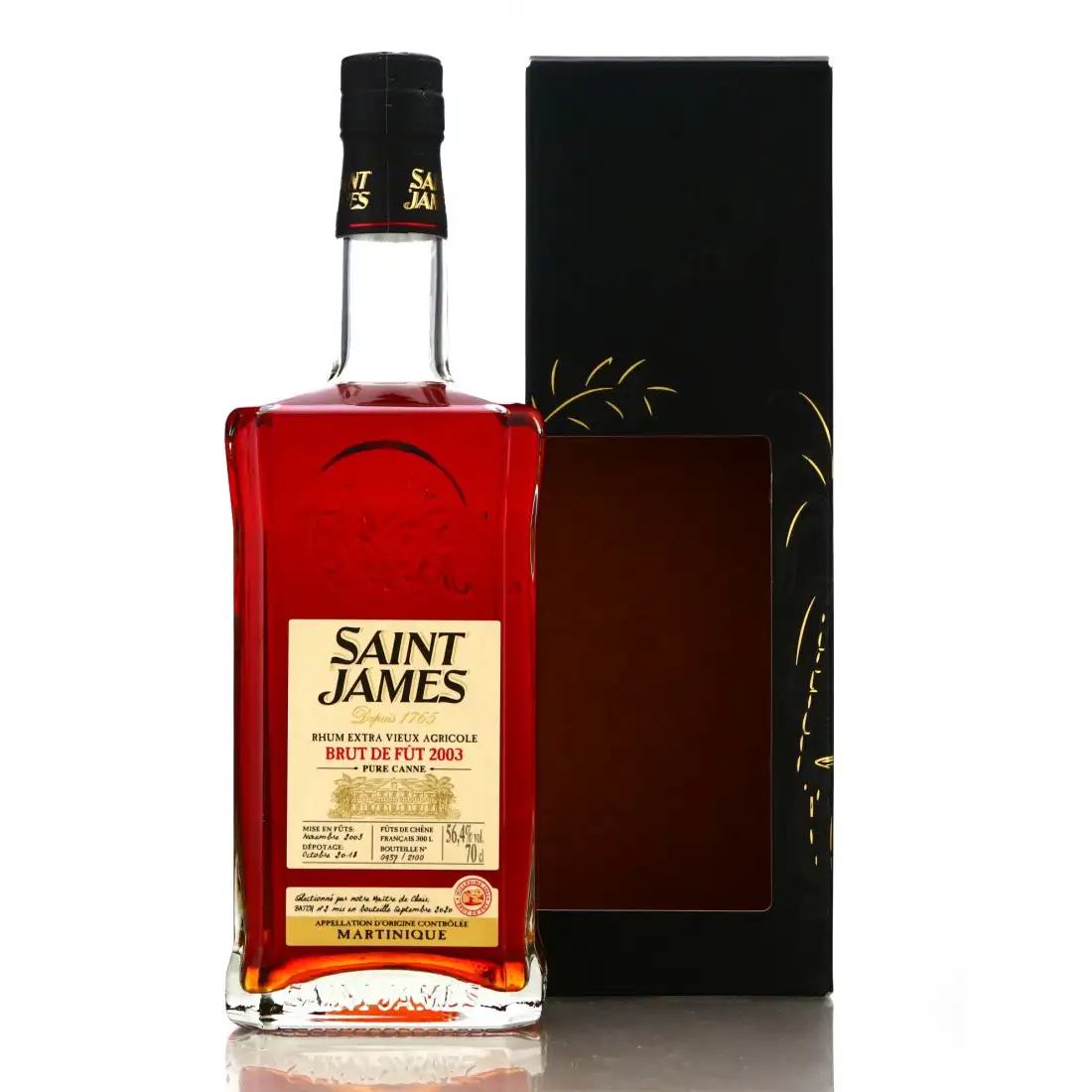 Bottle of Saint James Brut de fût 2003