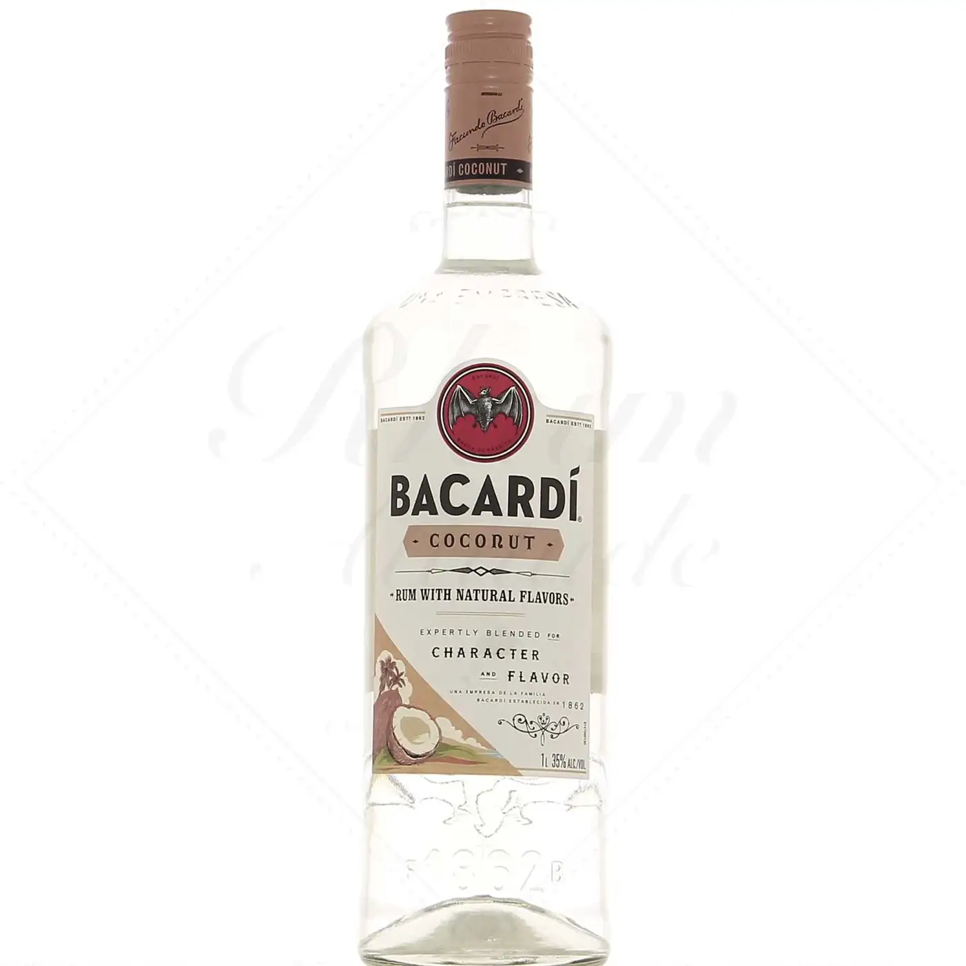 Bottle of Bacardi Coconut Rum