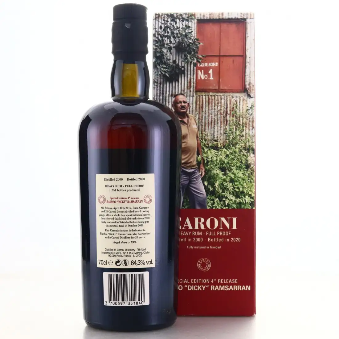 Hochauflösendes Bild von Velier Caroni 4th Employees Basdeo „Dicky“ Ramsarran HTR 2000