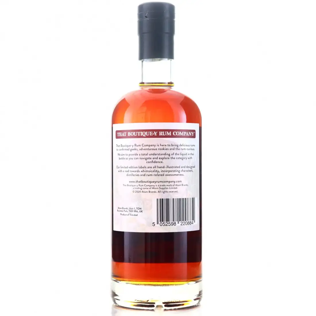 Hochauflösendes Bild von TBRC Caroni Bottled for Kirsch Whisky 1998