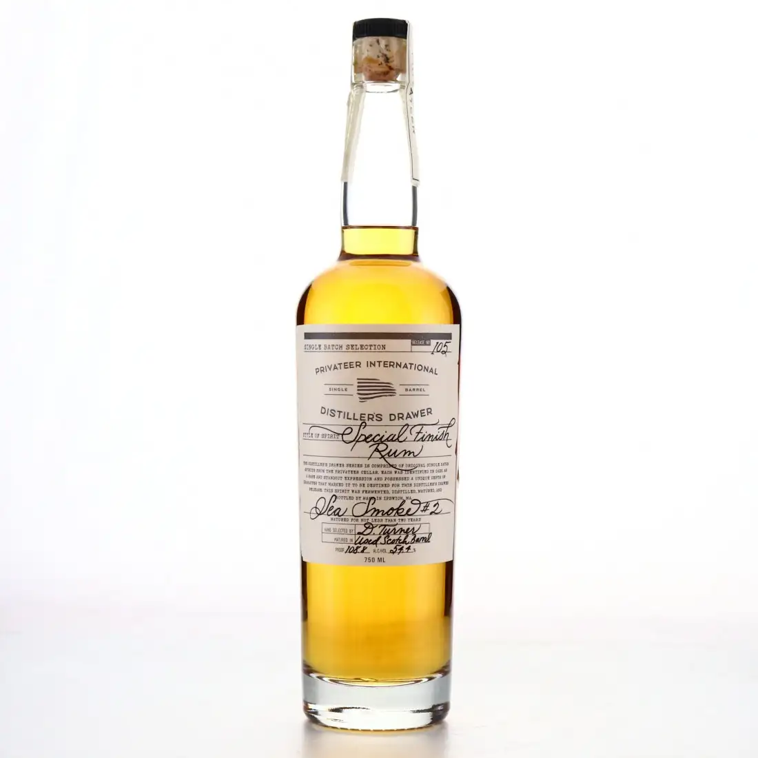 Bottle of Privateer Special Finish Rum Sea Smoke #2