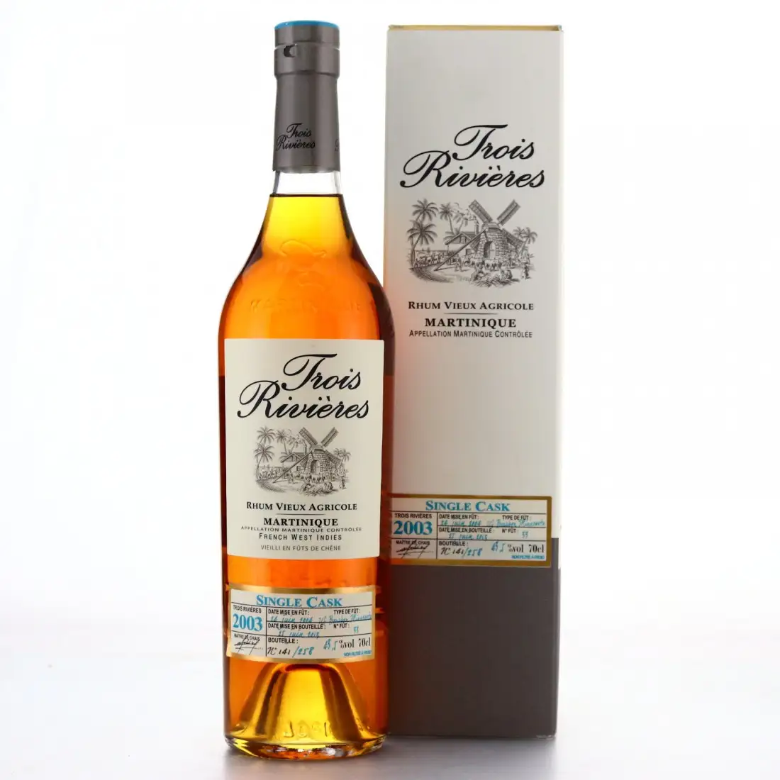 Hochauflösendes Bild von Trois Rivières Single Cask 2003