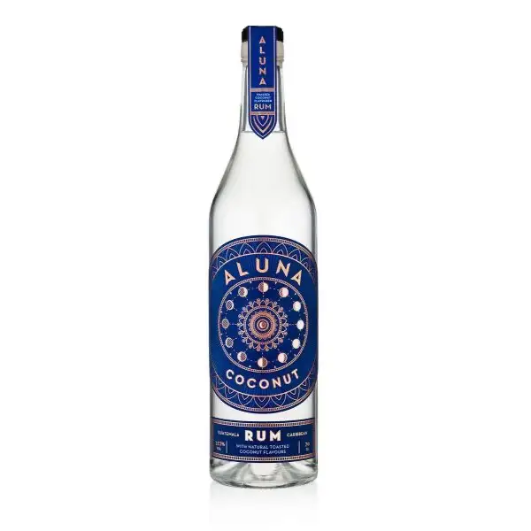 Bottle of Aluna Coconut Rum