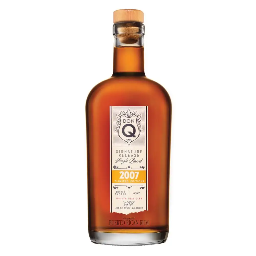 Bottle of Don Q Signature Release 2007
