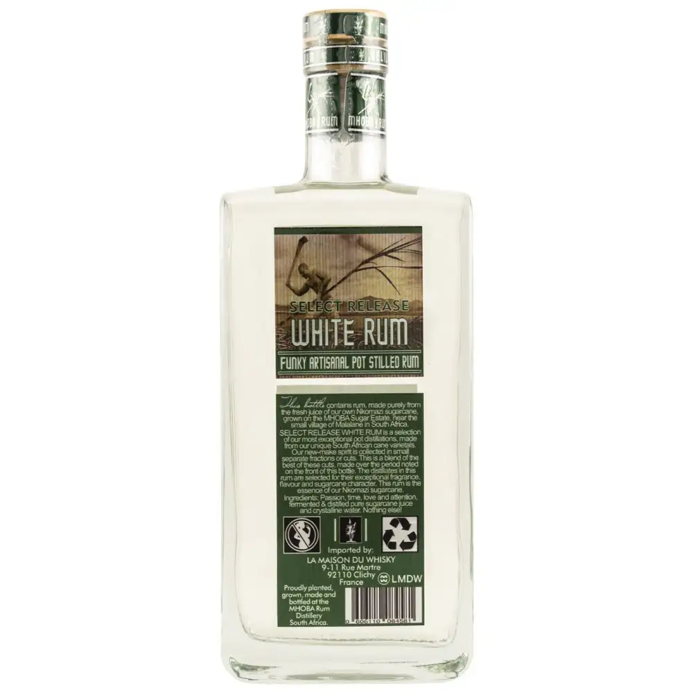 Hochauflösendes Bild von MHOBA Select Release White Rum 2019