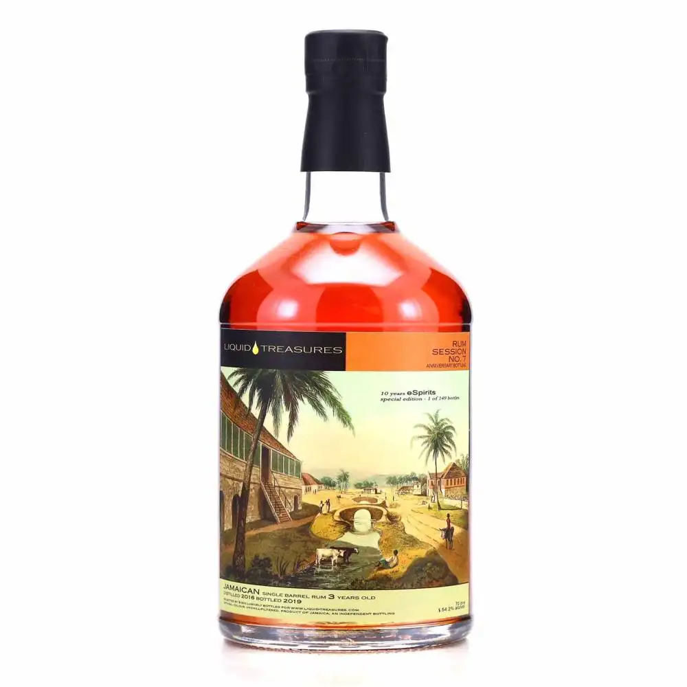 Bottle of Liquid Treasures Rum Session No. 7 2016