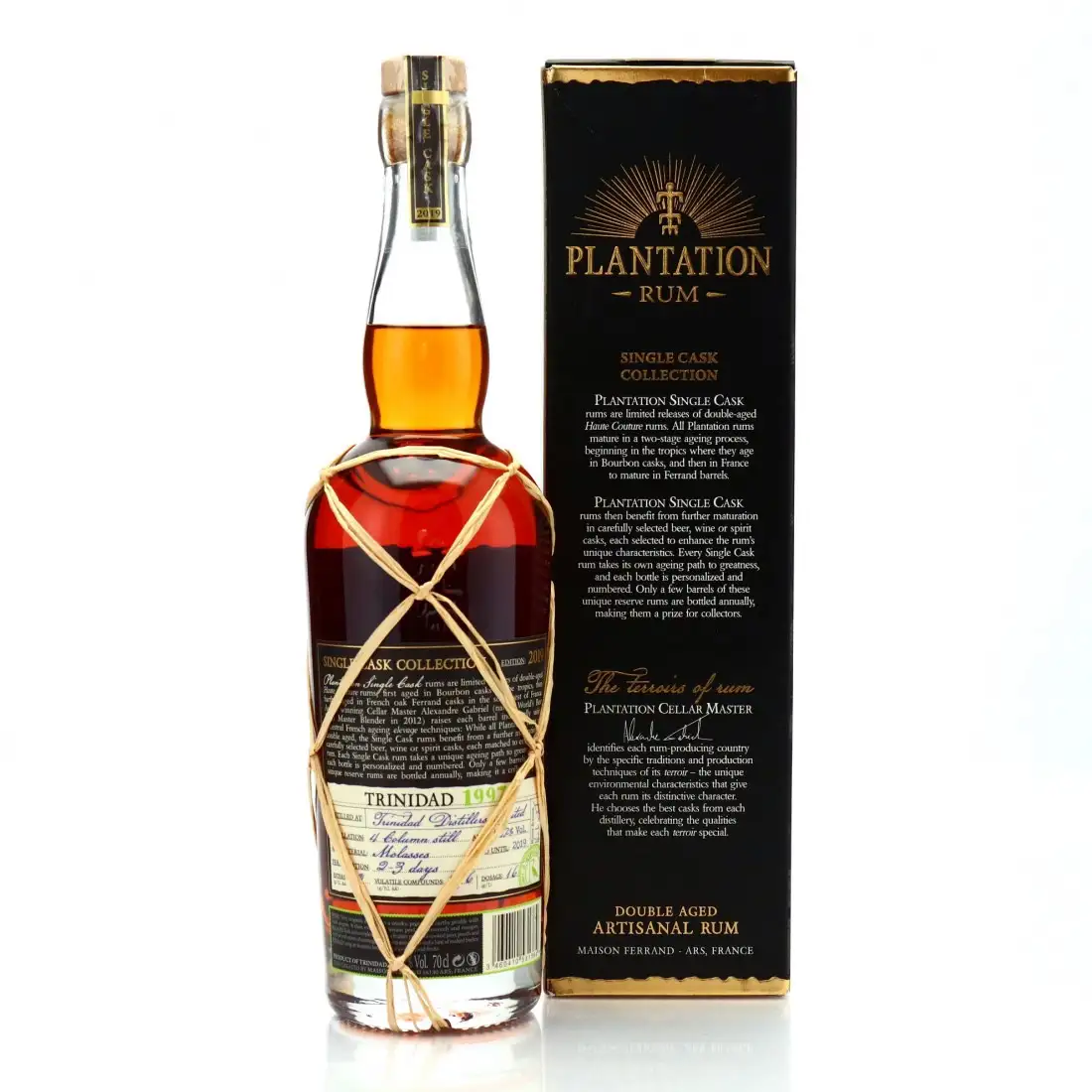 High resolution image of T.D.L Plantation Trinidad 1997 - Single Cask 2019