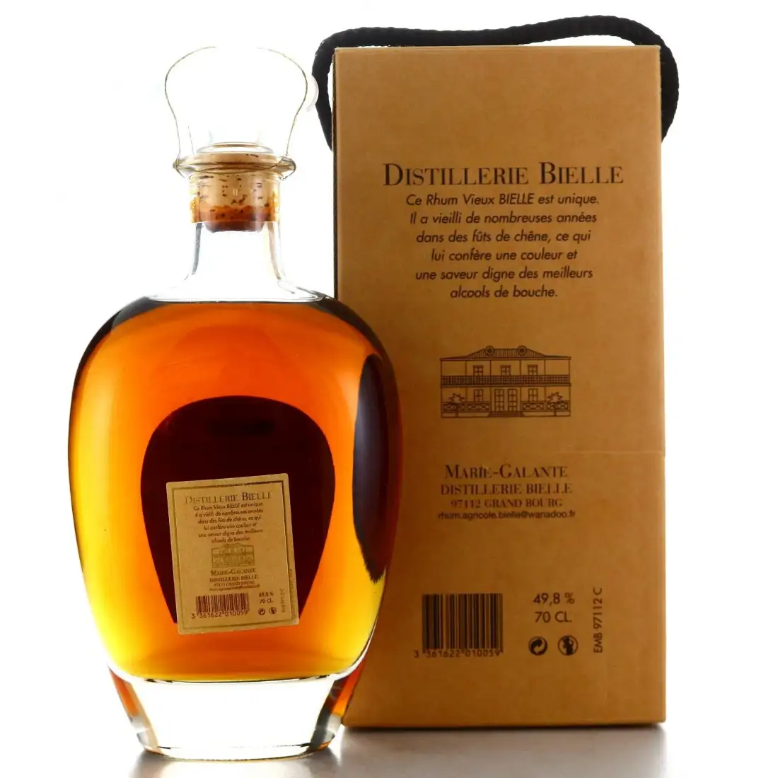 Hochauflösendes Bild von Bielle Rhum Vieux Brut de Fût 1994