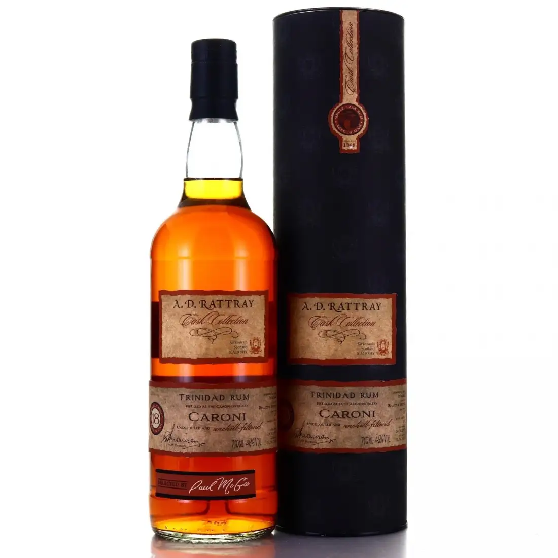 Bottle of A.D. Rattray Caroni Cask Collection (Selected by Paul McGee) 1997