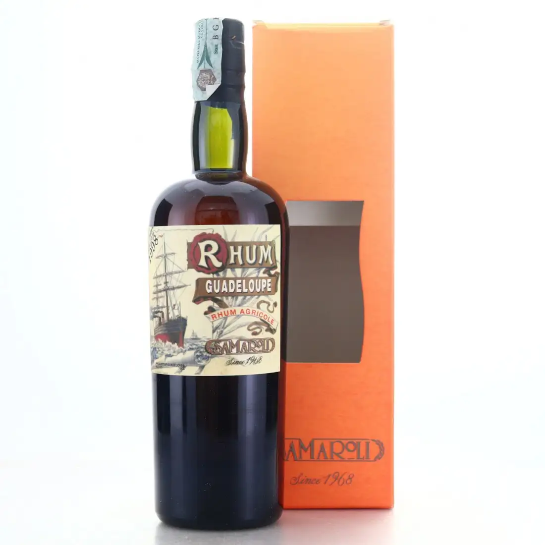 Hochauflösendes Bild von Samaroli Rhum Guadeloupe 1998