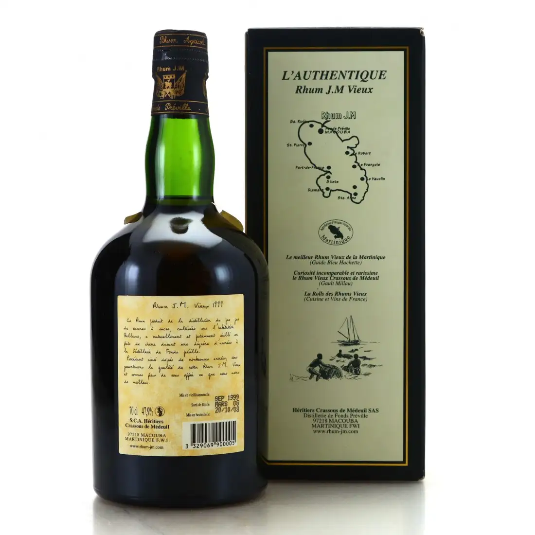 Hochauflösendes Bild von Rhum J.M 1999