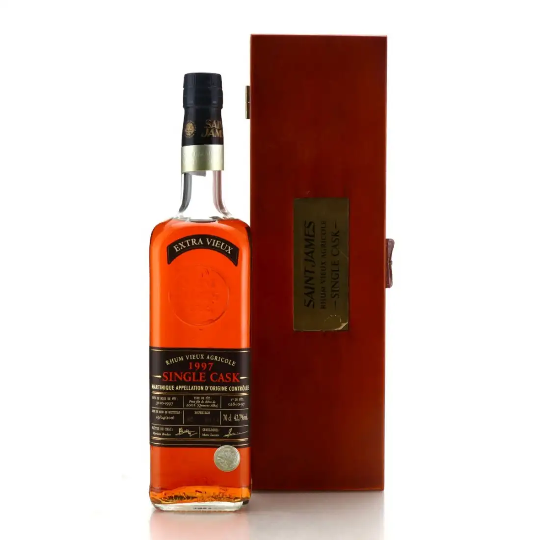 Hochauflösendes Bild von Saint James Single Cask 1997